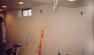 Drywall done